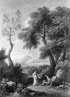 Landscape of the Roman "Compagna" by Jan Frans van Bloemen