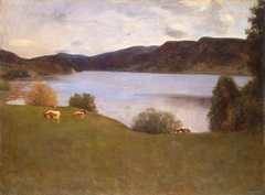 Landscape with a Lake by Erik Werenskiold