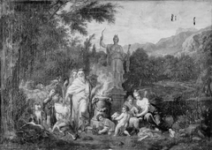 Landscape with Sacrifice to Diana