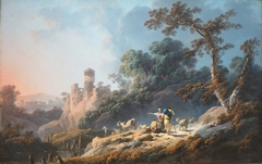 Landscape with Travelers and a Ruin