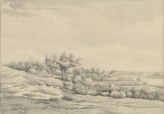 Landschap by Arnoldus Johannes Eymer