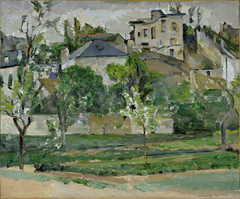 Le Jardin de Maubuisson, Pontoise by Paul Cézanne