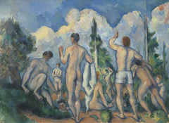 Les Baigneurs by Paul Cézanne