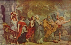 Lot and His Family Leaving Sodom by Peter Paul Rubens