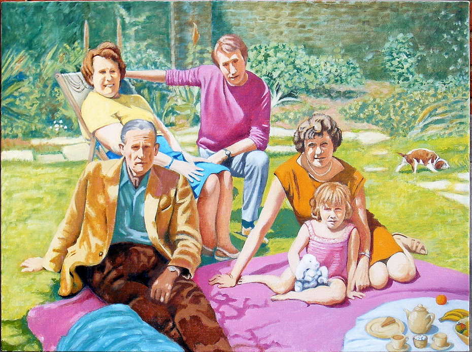 ‘Lunch on the grass’ (2012) oil on linen, 76.3 x 101.7 cm