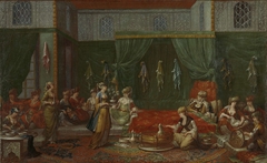 Lying-in Room of a Distinguished Turkish Woman by Jean Baptiste Vanmour