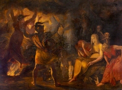 Macbeth and the Witches (from William Shakespeare's 'Macbeth') (unfinished) by Joshua Reynolds