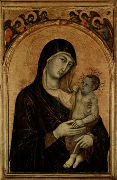 Madonna with Child and six Angels