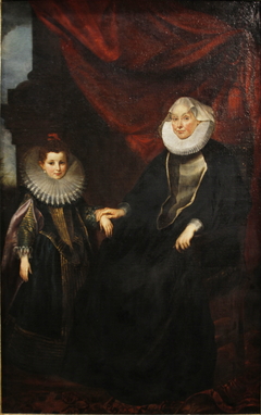 Marchesa Bianca Spinola Imperiale (1554-1622) and her granddaughter Maria Giovanna Serra, 1605-1606