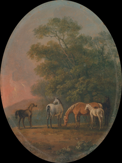 Mares and Foal by Sawrey Gilpin