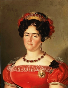 María Francisca de Braganza by Luis de la Cruz