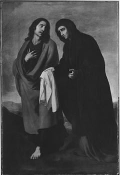 Maria und Johannes vom Kalvarienberg heimkehrend