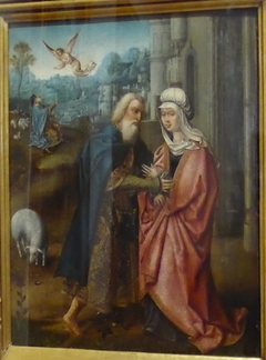 meeting of Joachim and Anne at the Golden Gate by Machico Worship Master