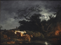 Moonlight by Philip James de Loutherbourg