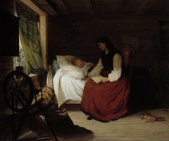 Mother with Her Sleeping Child by Alexandra Frosterus-Såltin