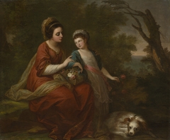 Mrs. Hugh Morgan and Her Daughter by Angelica Kauffman