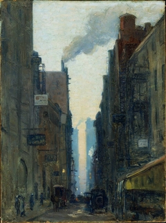 New York Street Scene by Ernest Lawson