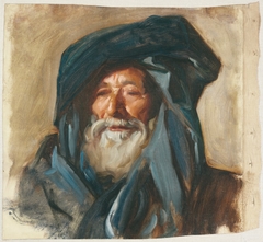 Old Man with a Dark Mantle by John Singer Sargent