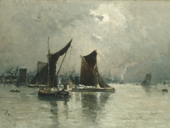 On the Thames by Frank Myers Boggs