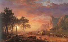 Oregon Trail by Albert Bierstadt