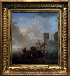 Parade with a Fatted Ox by Philips Wouwerman
