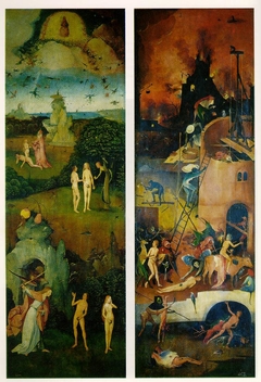 Paradise and Hell by Hieronymus Bosch