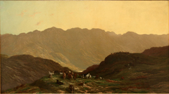 Paysage avec troupeau by Gustave Doré