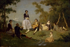 Picnic Scene by Jean Pezous