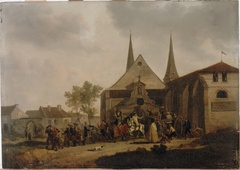 Pillage d'une église pendant la révolution by Joseph-François Schwebach