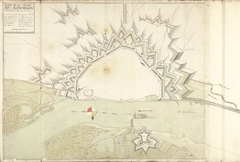 Plattegrond van Nijmegen, 1702 by Samuel Du Ry de Champdoré