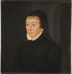 Portrait de Catherine de Médicis by anonymous in the Musée Condé