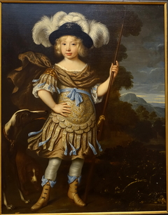 Portrait of a boy as a hunter by Pieter Nason