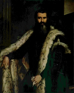 Portrait of a gentleman in a fur