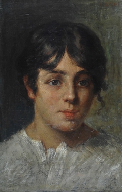 Portrait of a girl by Luigi Nono