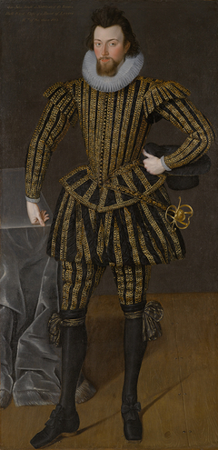 Portrait of a Man, probably Sir John Scott (1564–1616) by Robert Peake the elder