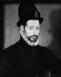 Portrait of a Man with a High Hat by Anonymous