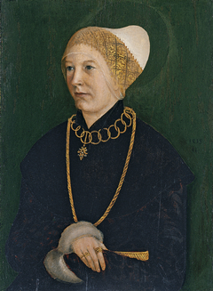 Portrait of a Woman (Anna Fugger?) by Master of the Monogram TK