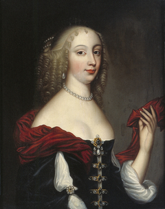Portrait of a woman, perhaps Anne Hyde (1637-1671), Duchess of York by Adriaen Hanneman