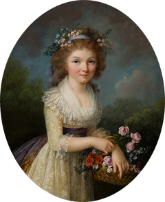 Portrait of a Young Girl by Marie-Victoire Lemoine