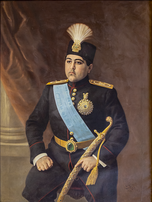 Portrait Of Ahmad Shah Qajar Kamal Ol Molk Artwork On Useum 