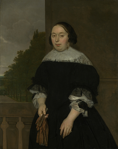 Portrait of Aletta van Ravensberg (1635-77). Wife of Jan van Nes by Ludolf Leendertsz de Jongh