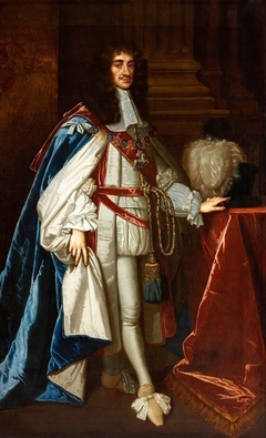 Portrait of Charles II of England.