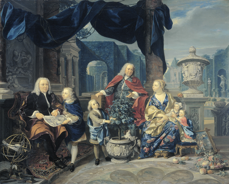 Portrait of David van Mollem with his Family