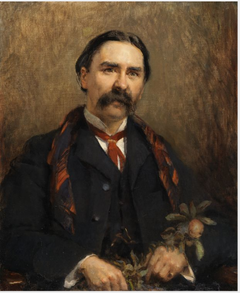 Portrait of Dr Douglas Hyde (1860-1949), Poet, Scholar and First President of Ireland by Sarah Purser