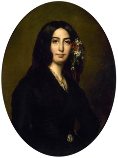 Portrait of George Sand by Auguste Charpentier
