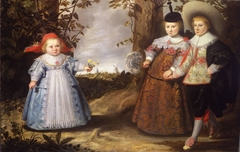 Portrait of Jacob (1627), Elisabeth (1629-1678) and Cornelia Francken (1633) by Jacob Gerritsz Cuyp