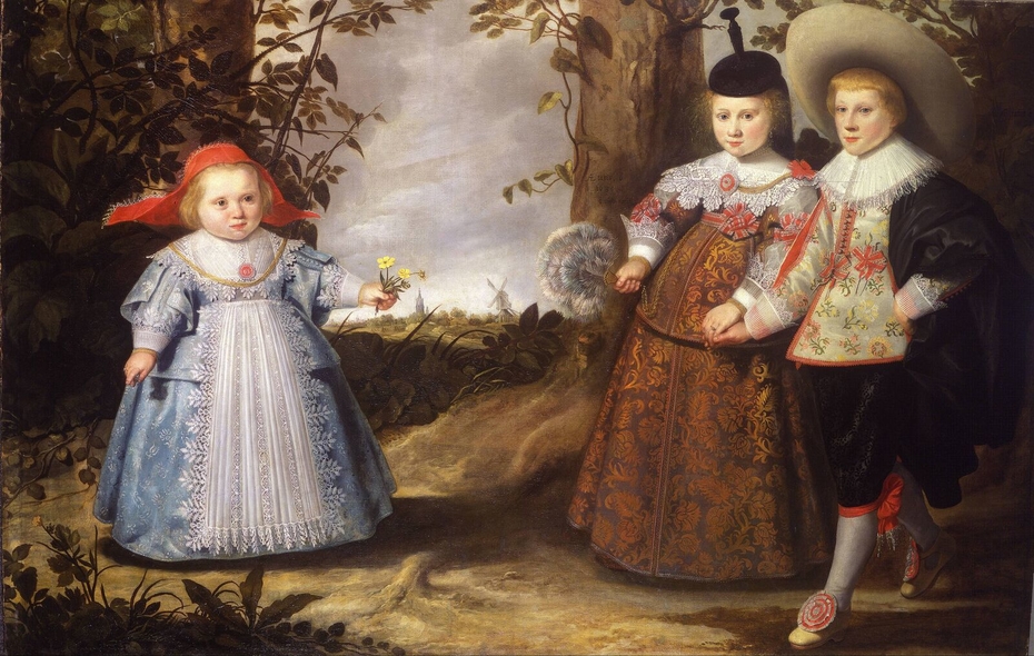 Portrait of Jacob (1627), Elisabeth (1629-1678) and Cornelia Francken (1633)