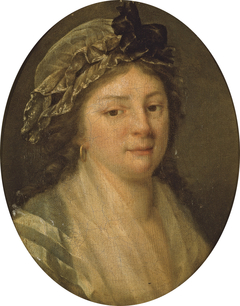 Portrait of Justine-Louise Mercier, aunt of the artist by Adèle Romany