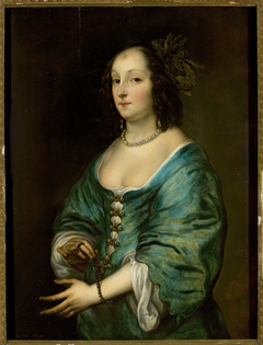 Portrait of Mary Ruthven, artist's wife by Anthony van Dyck