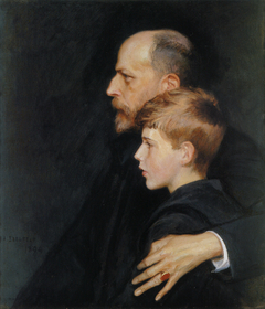 Portrait of Pietro and Mario Krohn by Albert Edelfelt